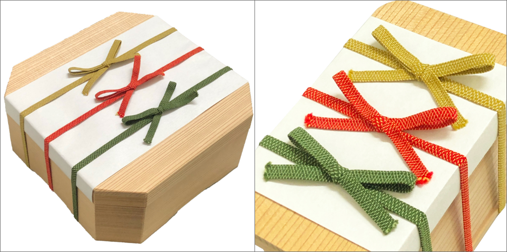 ギフトにぴったりな真田紐風、幅広ゴム3色 | つきじ 折峰 料理屋さんの