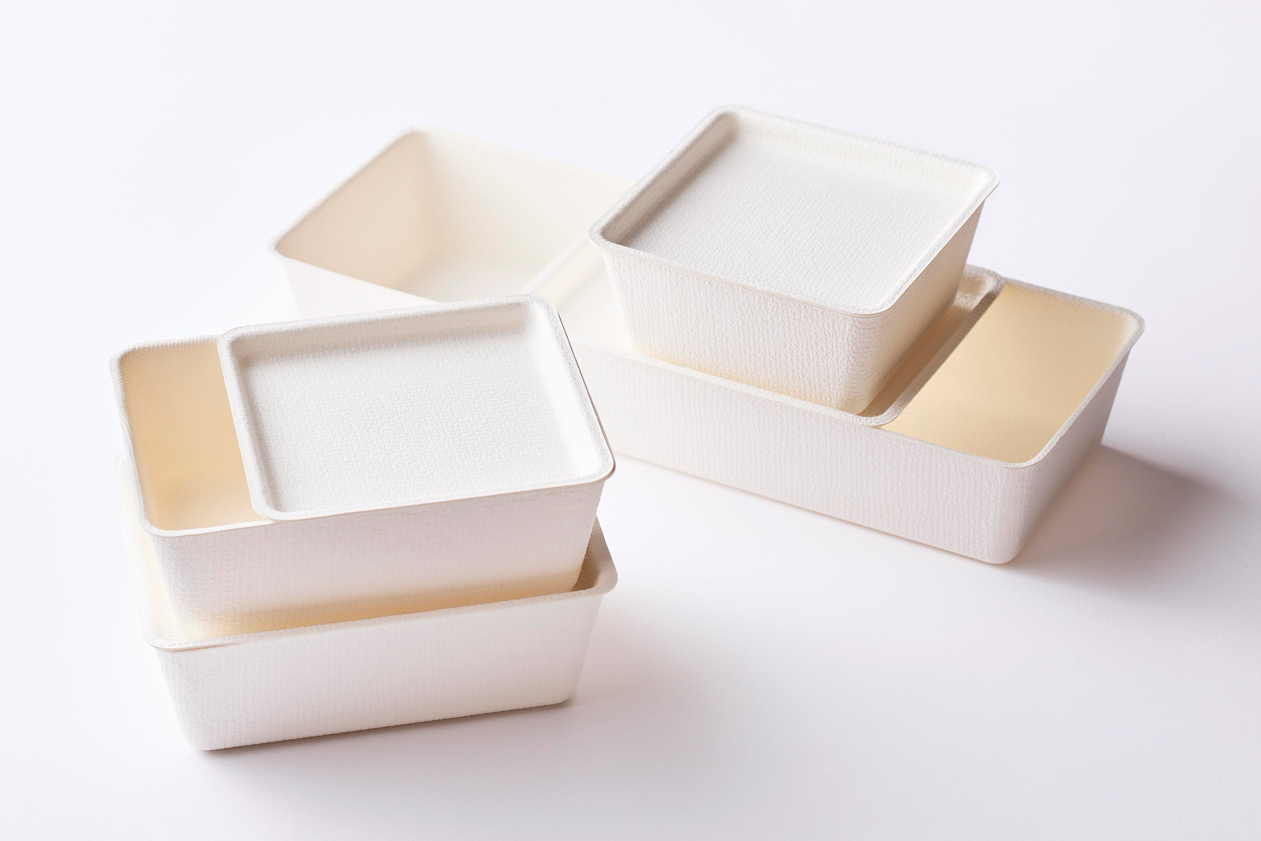 そのままでも重ねても。土に還る紙容器「casanet」 | つきじ 折峰 料理