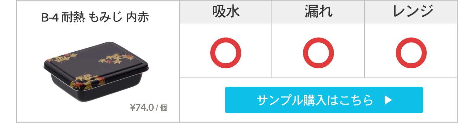 うな重のテイクアウト容器を『機能』『価格』で比較！ | つきじ 折峰
