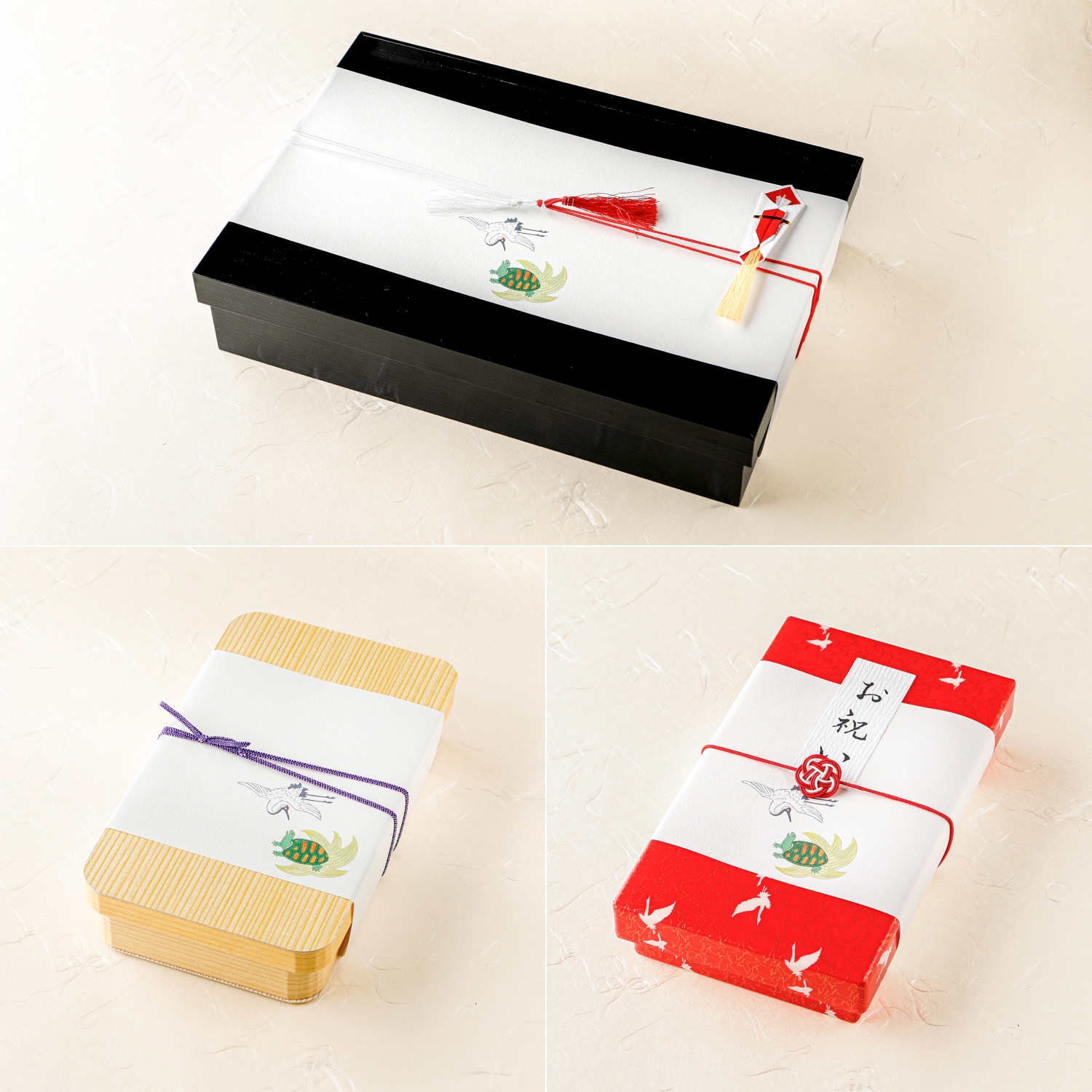 晴れの日を彩る、縁起柄の掛紙「鶴と亀」 | つきじ 折峰 料理屋さんの