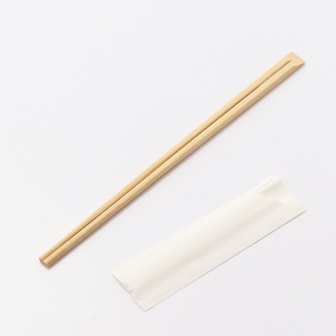 箸袋入 竹天削箸２４㎝ 白ハカマ | つきじ 折峰 料理屋さんのパッケージ専門店